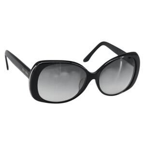 Miu Miu Sunglasses Plastic Black Auth yk19617